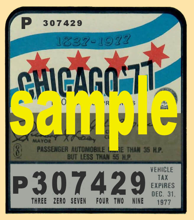 (image for) 1977 Illinois Tax Inspection CHICAGO